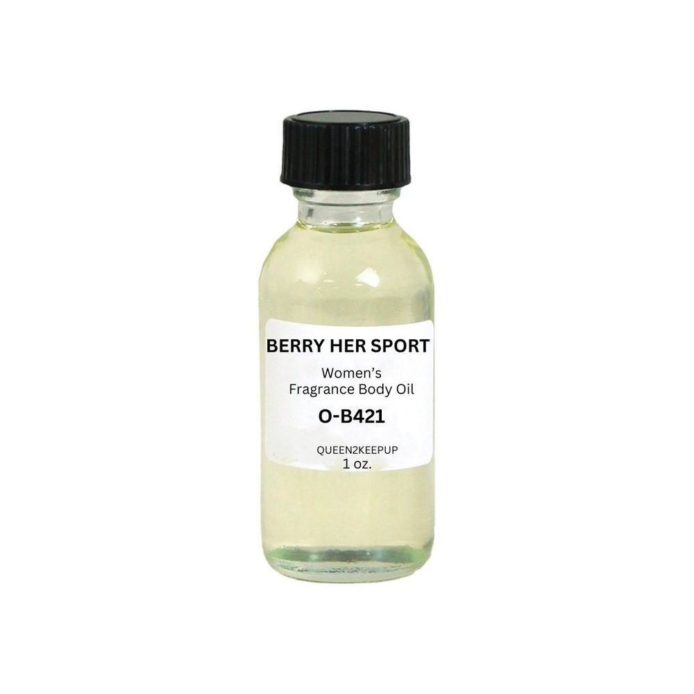 Berry Her Sport (Women) Body Oil 1 oz Fragrance All Natural Scent
